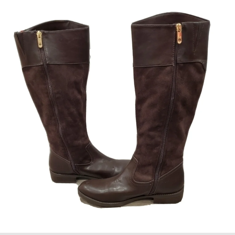 NEW Tommy Hilfiger Twidele Brown Boots